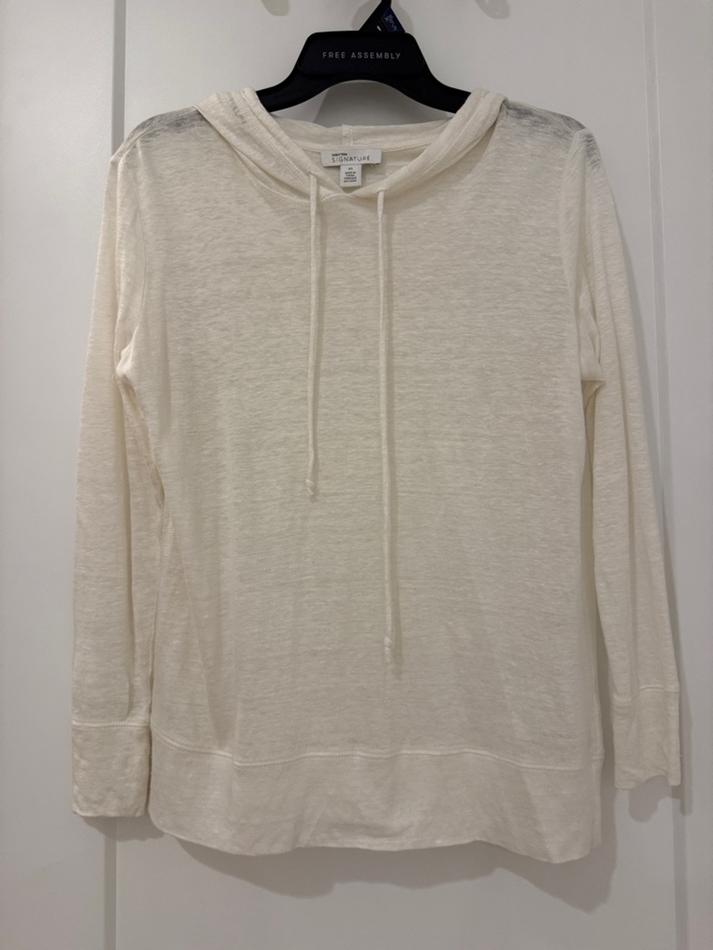 NWT Nordstrom Signature 100% Linen Hoodie